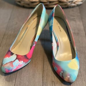 Super pretty watercolour heels